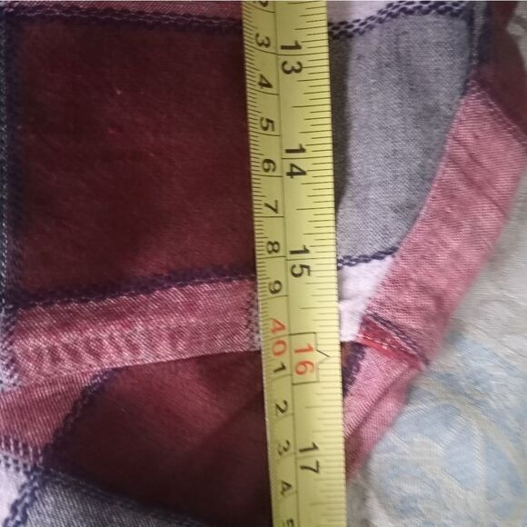 Women's Bobbie Brooks 18W/20W Plaid LSlv Shirt Button Up 100% Cotton Collared - Picture 4 of 9